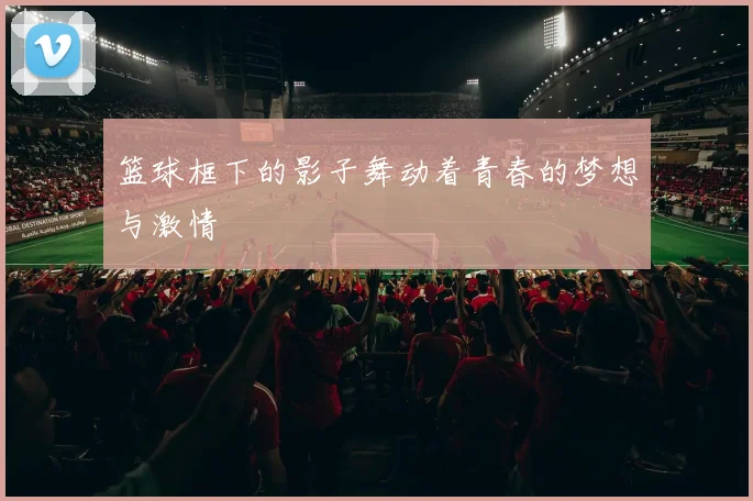 篮球框下的影子舞动着青春的梦想与激情